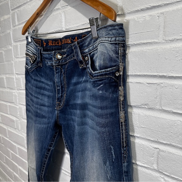 Rock Revival Easy Boot Jeans Plus Size 34 - Picture 8 of 16